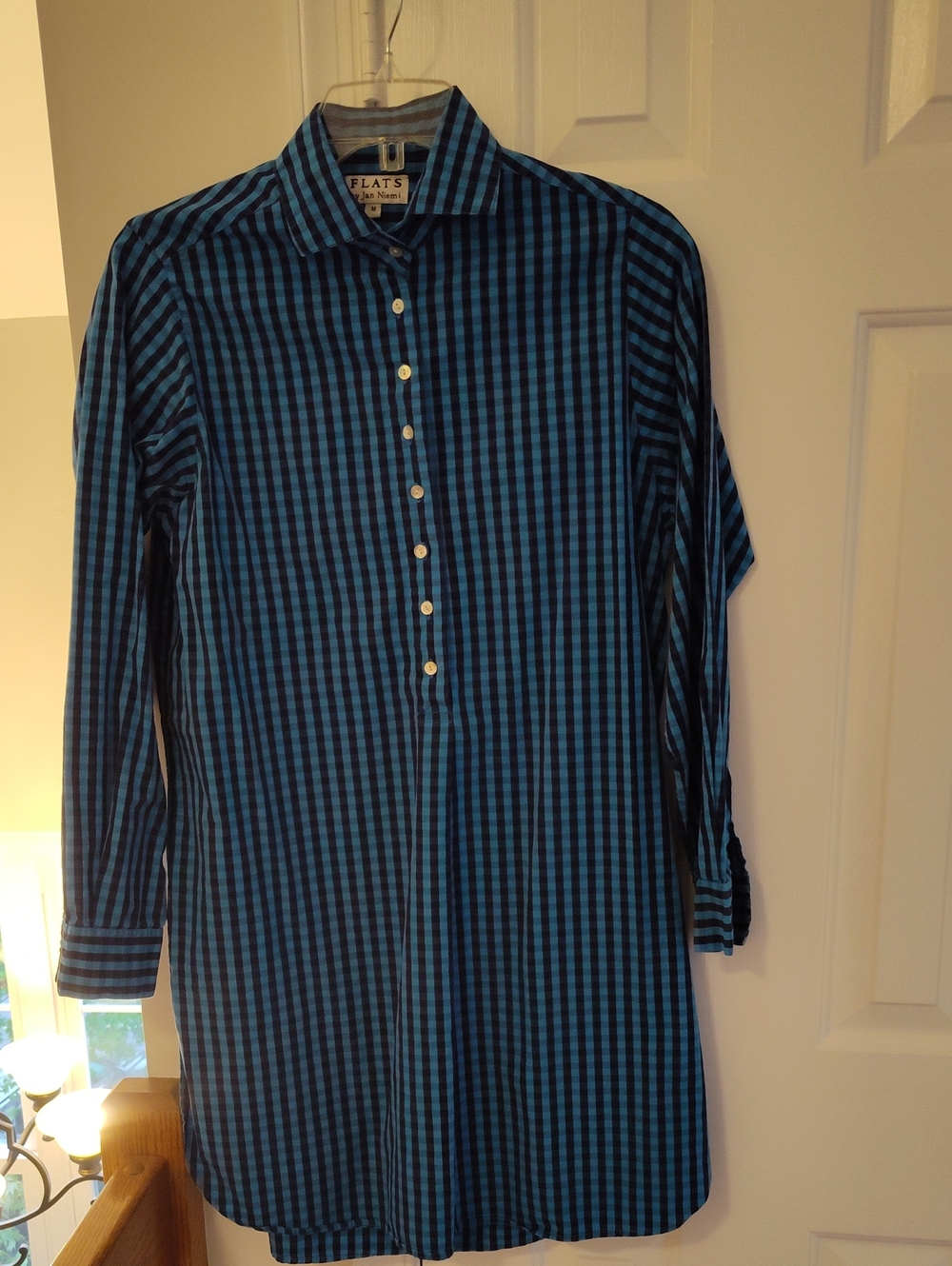 Women's Size M Designer 35 Inch Cotton Tunic/Mini Dress